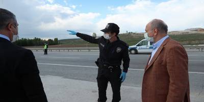 Eskişehir’e araçla giriş öncesi 18 noktada ekipler tarafından denetim