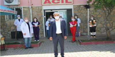 Başkan nedim Kaplan sağlık çalışanı anneleri unutmadı