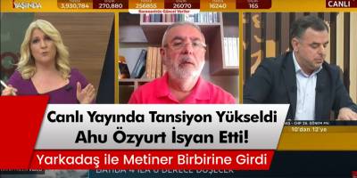 TV100'de Barış Yarkadaş ile Mehmet Metiner Birbirine Girdi!