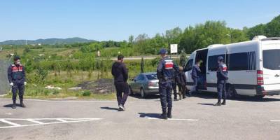 İstanbul'dan memleketleri Bartın'a sahte belgeyle 400 kilometre yol geldiler