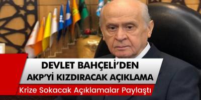 Devlet Bahçeli'den Cumhur ittifakını yeni bir krize sokacak açıklama!