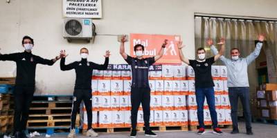 Malatya Beşiktaşlılar Derneği'nden 270 aileye gıda paketi dağıtıldı