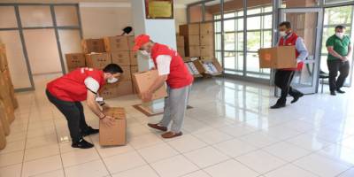 Devlet Malzeme Ofisi Adana'ya 250 bin adet maske gönderdi