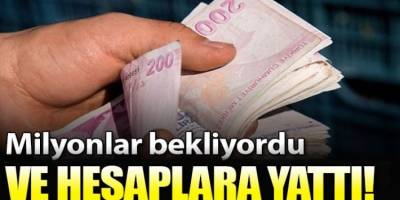 SSK ve Bağkur emeklilerinin zamlı maaşları hesaplarda