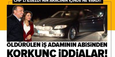 Gamze Akkuş İlgezdi'nin makam aracında infaz!