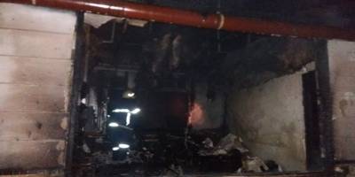 Kütahya'da korkutan ev yangını