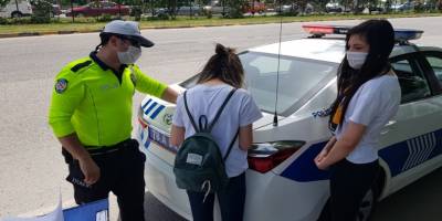Karabük’te fazla yolcu taşıyan dolmuş sürücüsüne ve binen gençlere ceza