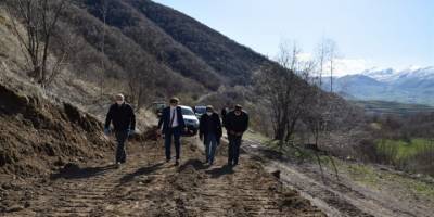 Ardahan Posof Kaymakamı Mete yapılan çalışmaları yerinde inceledi