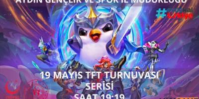 Aydın Gençlik ve Spor İl Müdürlüğü tarafından “19 Mayıs TFT Turnuvası” düzenlenecek