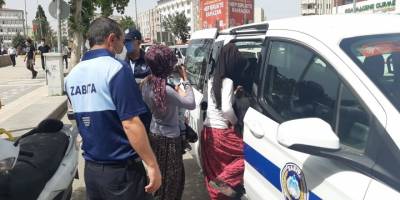 Adıyaman'da tartıcılar ile dilenciler arasında yer kavgası