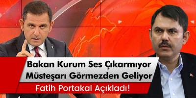 Fatih Portakal, Bakan Murat Kurum'a Tepki Gösterdi!