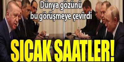 Cumhurbaşkanı Erdoğan- Putin görüşmesi tamamlandı