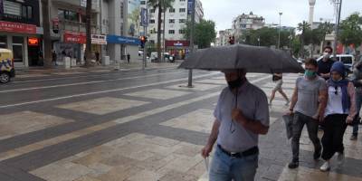 Afrika sıcakları Denizli'de yerini serin ve yağışlı havaya bıraktı