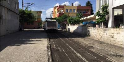 Adıyaman İmamağa Mahallesinde yol çalışmaları