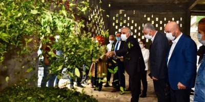 Başkan Zorluoğlu Doğu Karadeniz Bölgesi’nde yaş çay fabrikasını gezdi