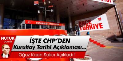 CHP'li Oğuz Kaan Salıcı'dan kurultay tarihi açıklaması!