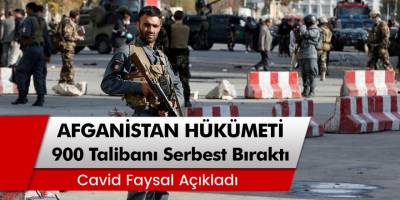 Afgan hükümeti 900 Taliban mahkumunu serbest bıraktı