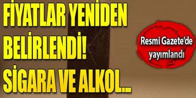 Tütün mamulleri ve alkollü içki satış belgelerinin 2020 bedelleri nedir?