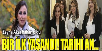 Zeyna Akar ilk kadın savunma bakanı oldu Tarihi değişim!