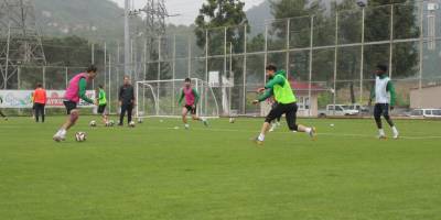 Giresunspor TFF1 lig çalışmalarına hız kesmeden devam ediyor