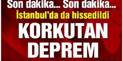 Manisa’da korkutan deprem Çevre illerde'de hissedildi!