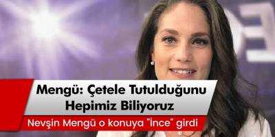 Gazeteci Nevşin Mengü: 'Çetele tutulduğunu hepimiz biliyoruz...'