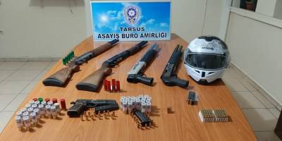 Masum kadını öldüren 2 zanlının yakalandığı adreste adeta cephane çıktı