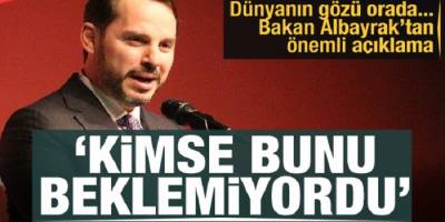 Bunu kimse beklemiyordu Bakan Albayrak'tan önemli açıklama!