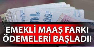 Ödemeler bugün başladı Emeklilere müjde!