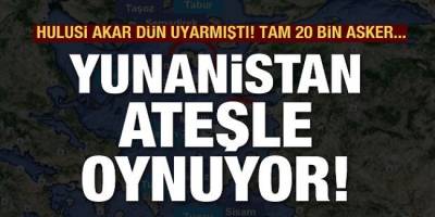Ege Yunan cephaneliğine döndü
