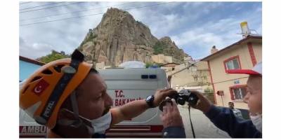 Afyonkarahisar'da ’İntihar’ ihbarı ekipleri harekete geçirdi