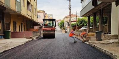 Dalyan Sokak’ta asfalt tamamlandı