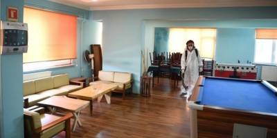 Kartepe’de kıraathaneler dezenfekte edildi