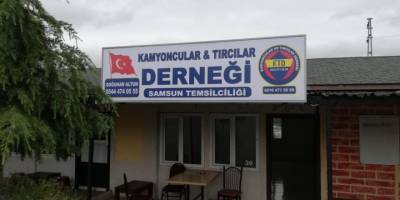 Kamyoncular ve Tırcılar Derneği Samsun İl Başkanlığı hizmet vermeye başladı
