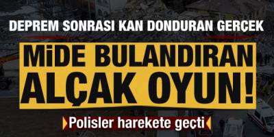 mide bulandıran oyun! Deprem sonrasıBu kadar da olmaz...