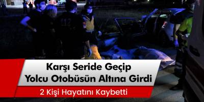 Manisa’da feci kaza! Otomobil yolcu otobüsünün altına girdi: 2 ölü