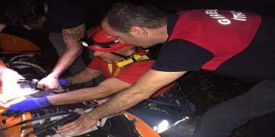 Giresun'da 50 metre yüksekten dereye düşen kişi hayatını kaybetti