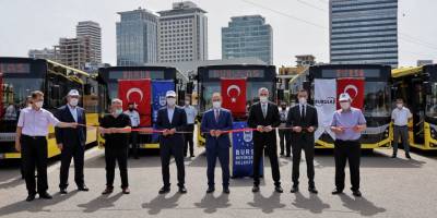 Bursa Büyükşehir Belediyesi toplu ulaşıma 20 yeni otobüs dahil etti