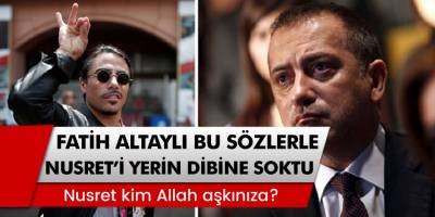 Fatih Altaylı, Mandaların İçinde Poz Veren Nusret'i Yerin Dibine Soktu