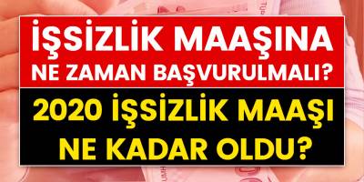 İşsizlik maaşına başvuru ne zaman yapılmalıdır? 2020 İşsizlik maaşı ne kadar?