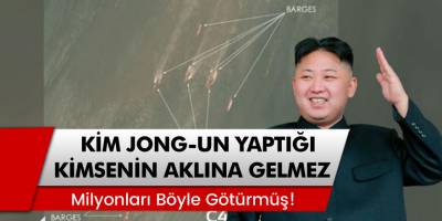 Kuzey Kore lideri Kim Jong-Un yaptığı kimsenin aklına gelmez!