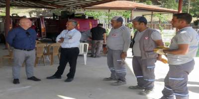 Menteşe Belediye Başkanı Gümüş, çalışmaları yerinde inceledi