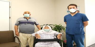 Gaziantep'te 87 yaşında Korona virüsü yenerek taburcu oldu