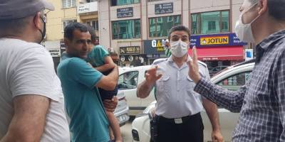 Bursa'da sokak ortasında boşanma tartışması karakolda bitti