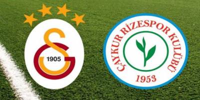 Galatasaray - Çaykur Rizespor maçı saat kaçta,  ne zaman, hangi kanalda?