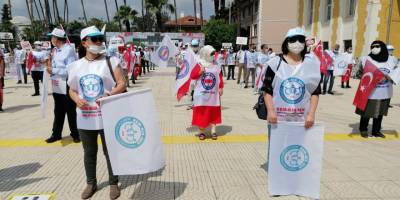 Memur-Sen, işten çıkartılan belediye çalışanları için meydanlara indi