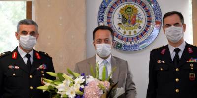 Jandarmadan Valisi Bilal Şentürk'e ziyaret