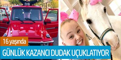 16 yaşındaki Joelle Joanie Siwa'nın günlük kazancı dudak uçuklattı!