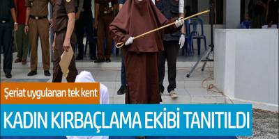 Şeriat uygulanan tek kent! Kadın kırbaçlama ekibi tanıtıldı