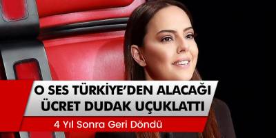 Ebru Gündeş'in O Ses Türkiye'den Alacağı Haftalık Ücret Dudak Uçuklattı